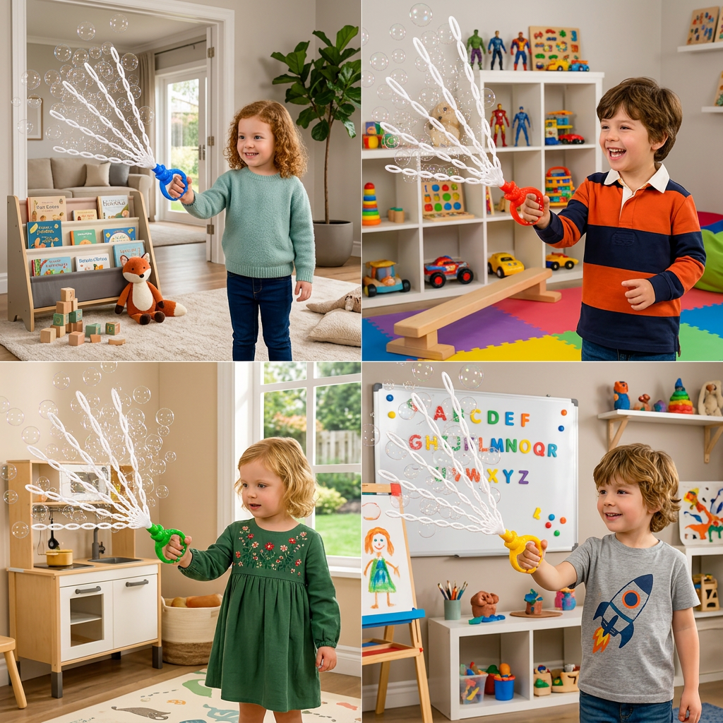 32-Hole Bubble Wand – Giant Bubble Maker for Kids