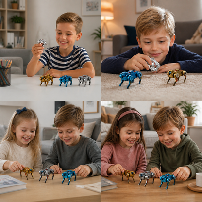 3-in-1 Mechanical Robot Dog Fidget Spinner Toy