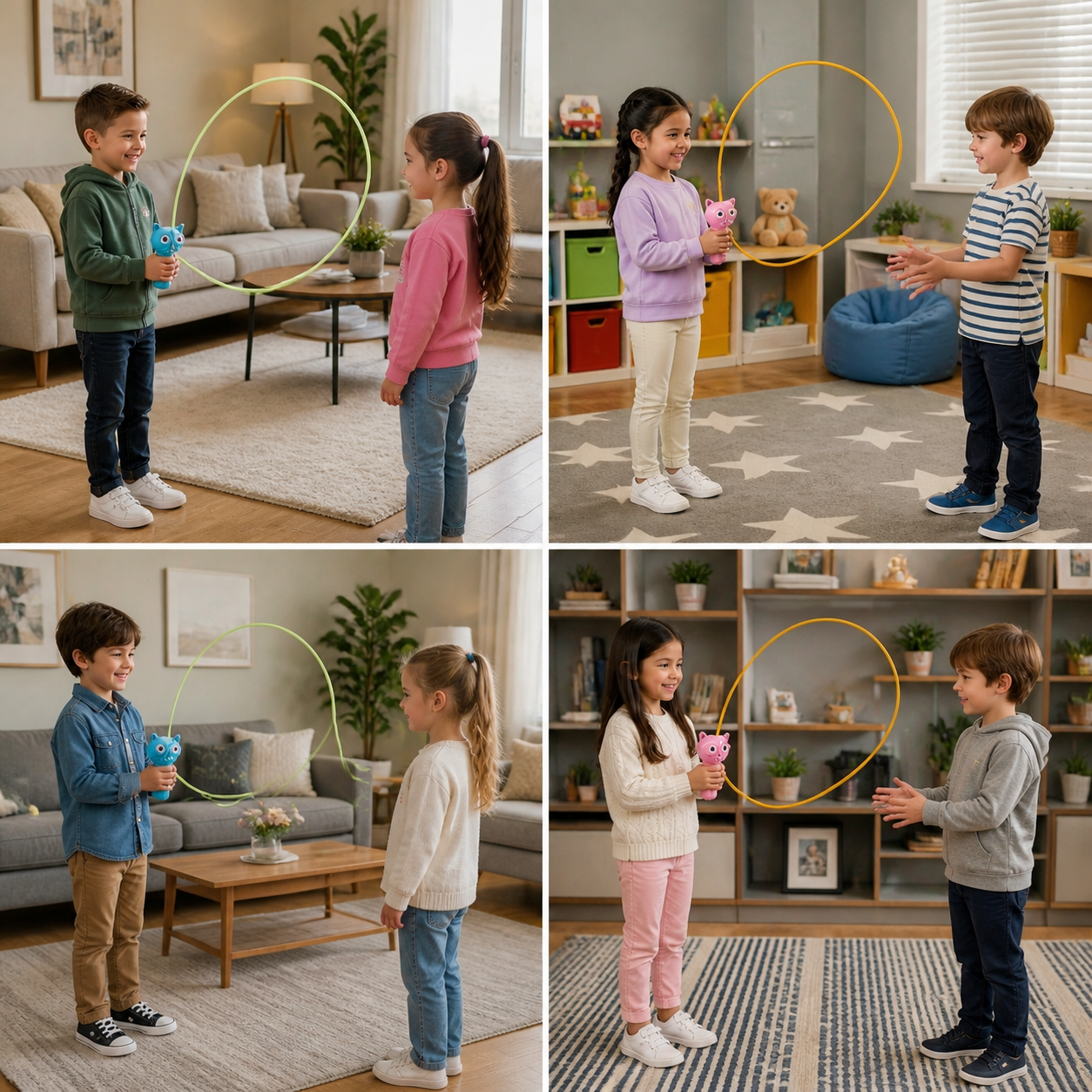 Interactive Flying Rope Toy for Kids
