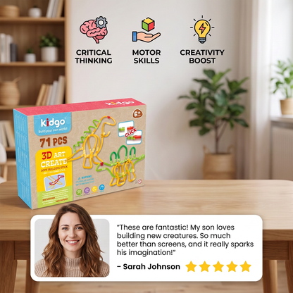 DIY Twisty Sticks – Creative 3D Building & STEM Construction Set