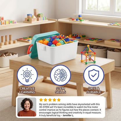 3D STEM Construction Building Set – Creative Learning Toy