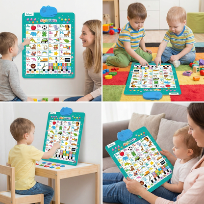 Talking English learning board for children