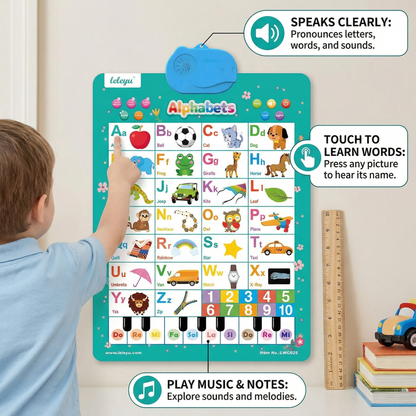 Talking English learning board for children