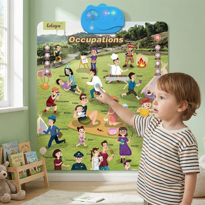Talking English learning board for children
