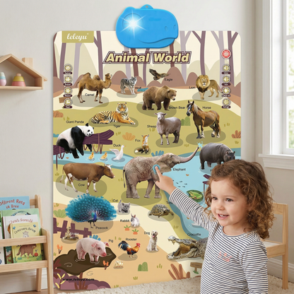 Talking English learning board for children