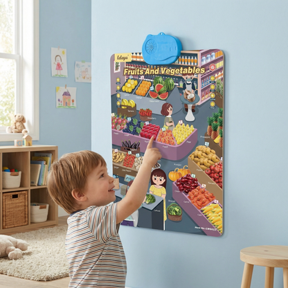 Talking English learning board for children