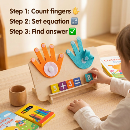 Wooden Finger Counting Board