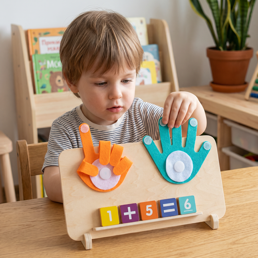 Wooden Finger Counting Board
