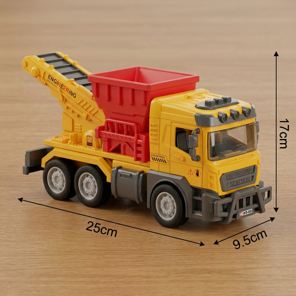 Construction Dump Truck Toy with Lights & Sounds