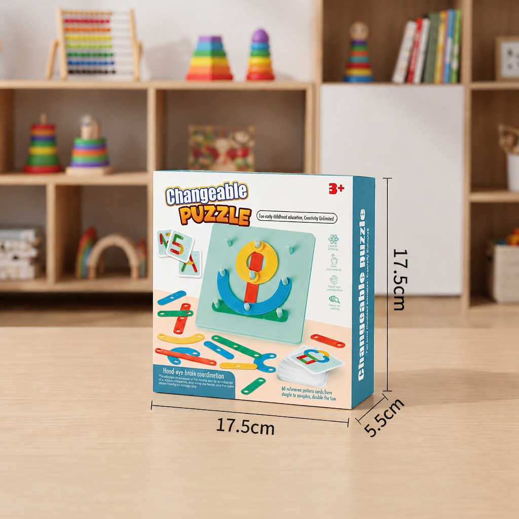 Educational Magnetic Letter & Number Building Set