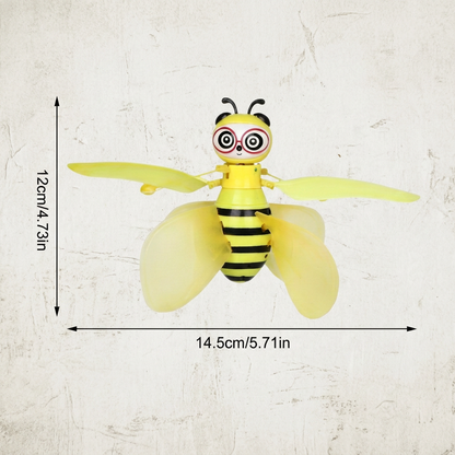Hand-Controlled Flying Bee Toy with Motion Sensor and LED Lights