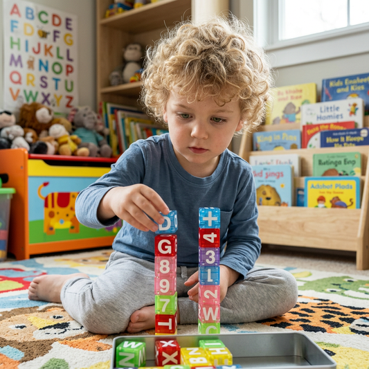 40-Piece Magnetic Letters & Numbers Learning Set – Montessori STEM Toy for Kids