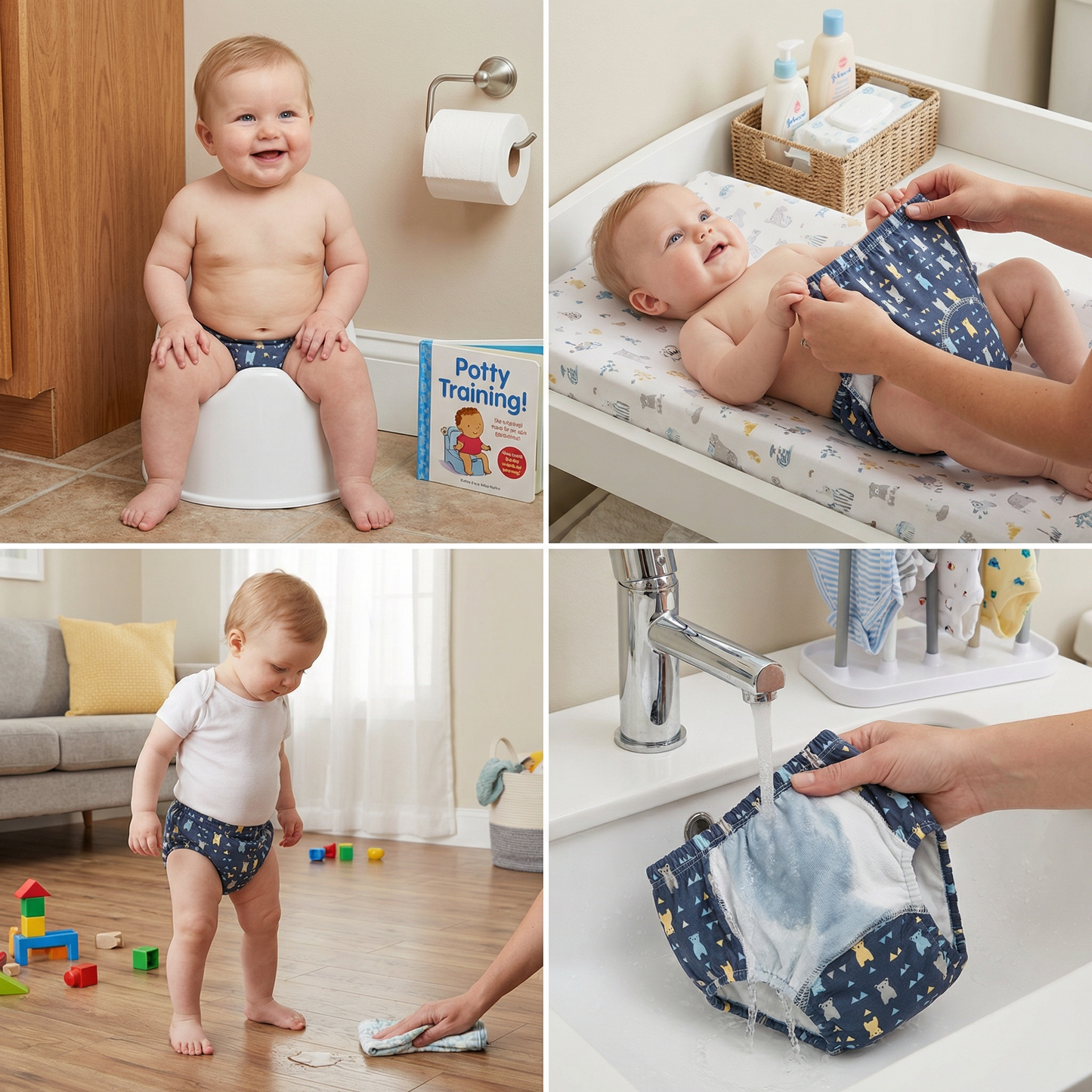 Reusable Training Diapers for Children - Potty Training Made Easy!