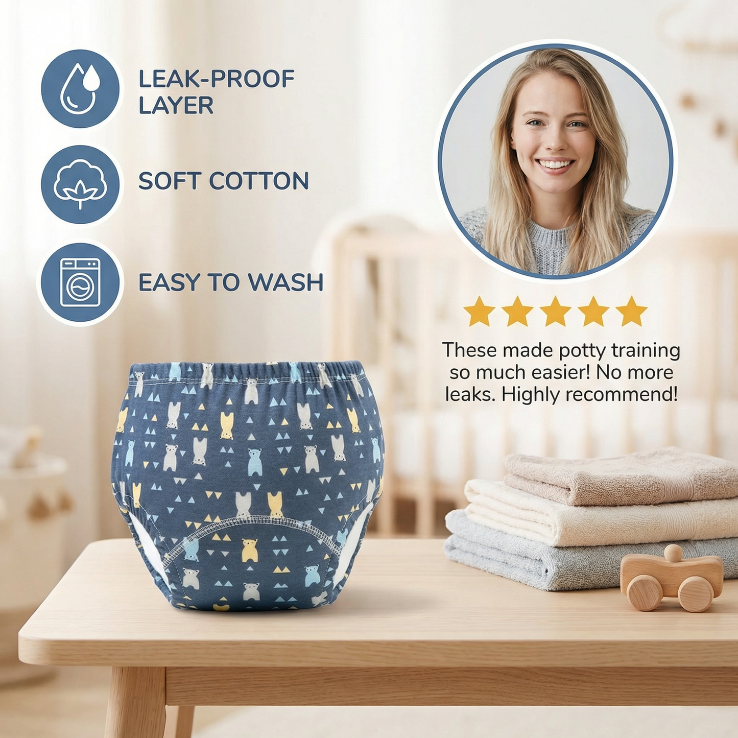 Reusable Training Diapers for Children - Potty Training Made Easy!