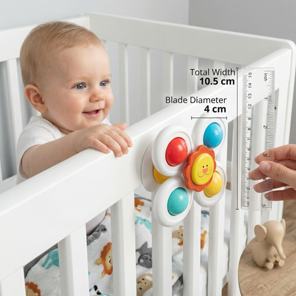 Cute suction cup toy for babies Set of 3