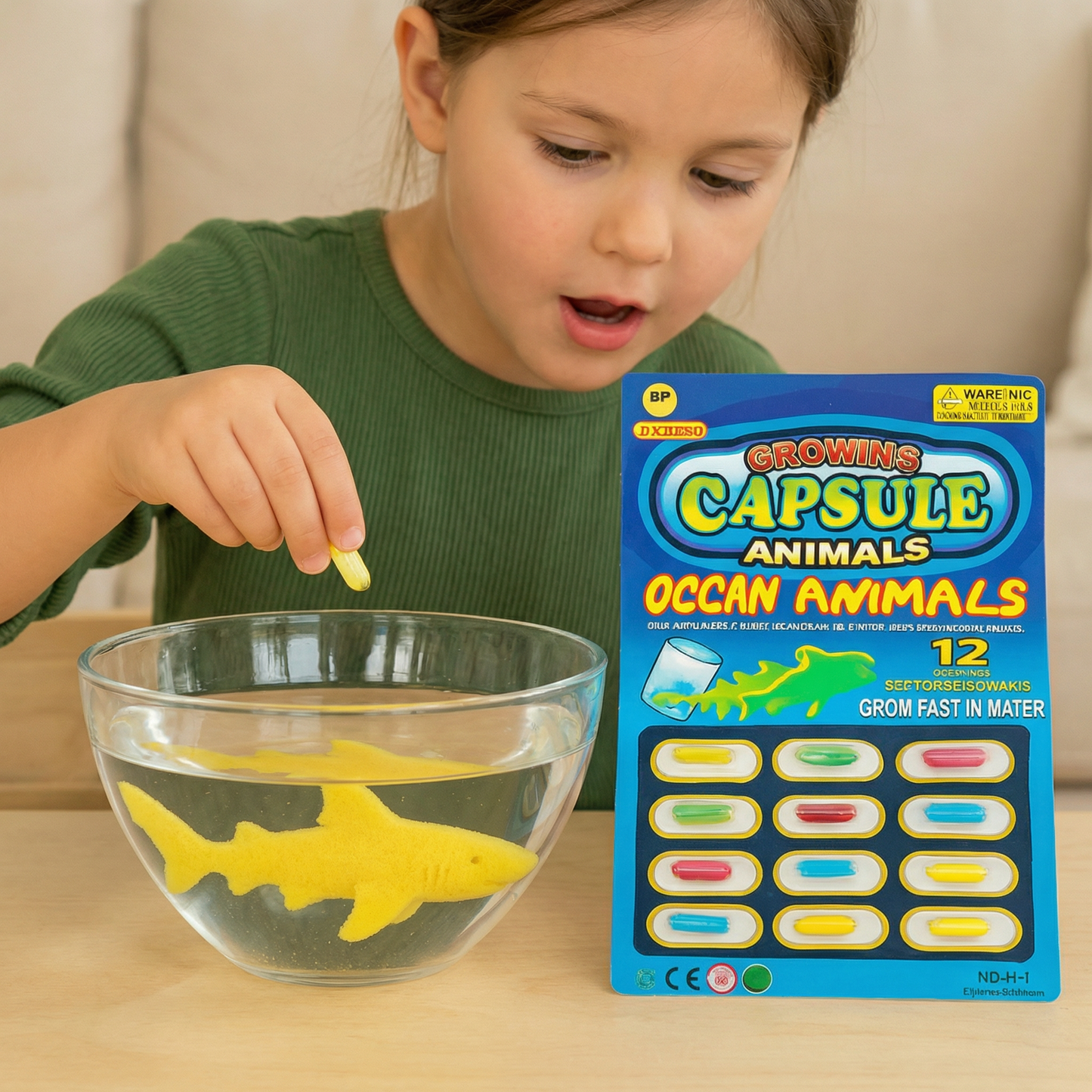 Magical Water Animal Growth Capsules