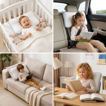 Ergonomic Neck Support Memory Foam Kids Pillow