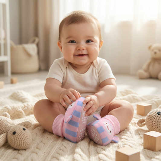 Cosy Baby Sock Shoes – Warm, Non-Slip & Comfortable