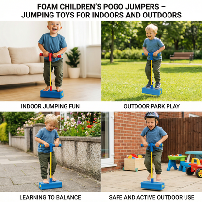 Foam children's pogo jumpers – jumping toys for indoors and outdoors