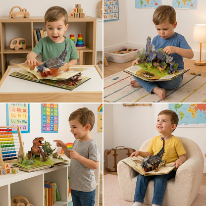 Interactive 3D Pop-Up Dinosaur Encyclopedia