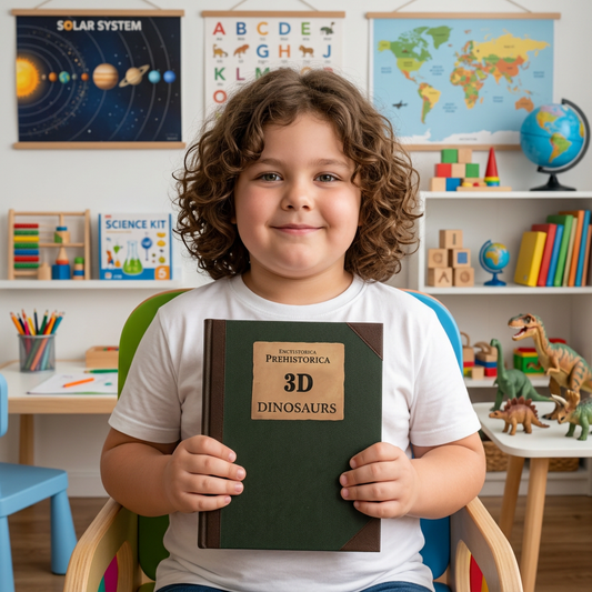Interactive 3D Pop-Up Dinosaur Encyclopedia