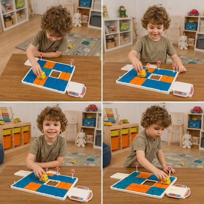 Sliding Track Maze Puzzle Game