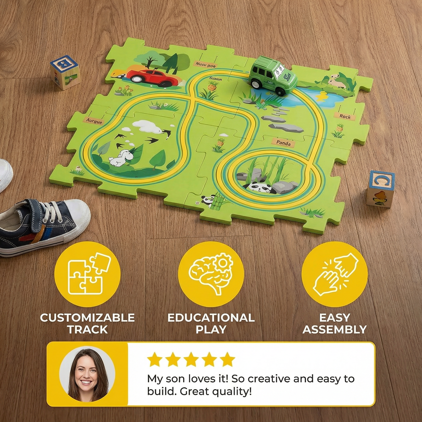 PuzzleTrack - Customizeable Car Track