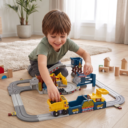 Interactive Electric Quarry Adventure Train Set