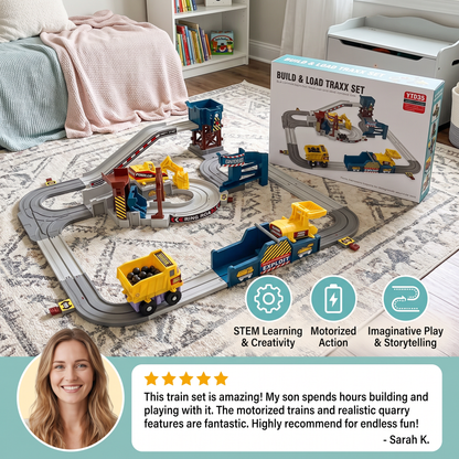 Interactive Electric Quarry Adventure Train Set