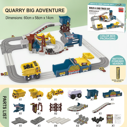 Interactive Electric Quarry Adventure Train Set