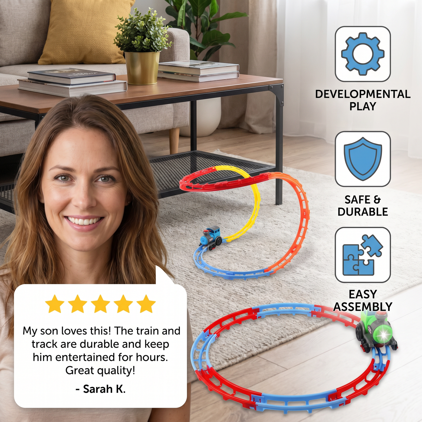 Rollercoaster Train Toy