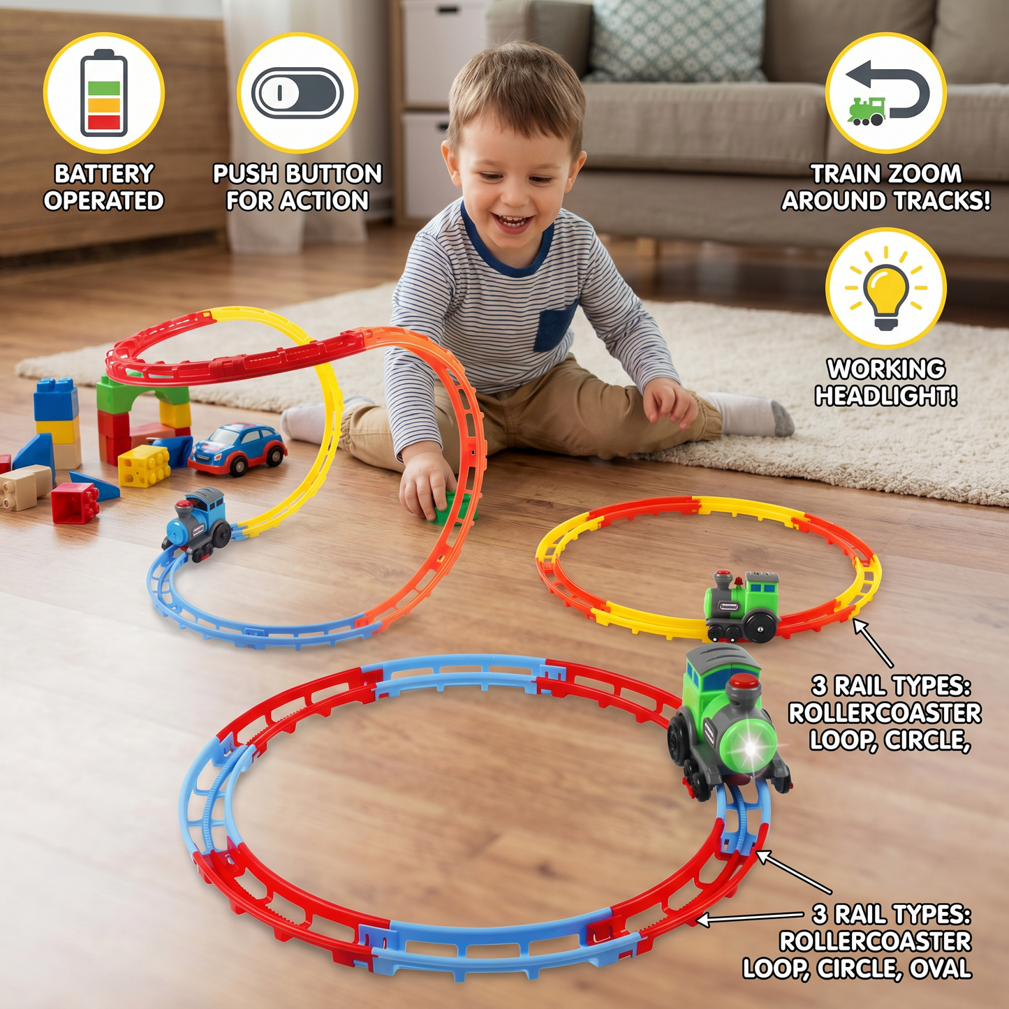 Rollercoaster Train Toy