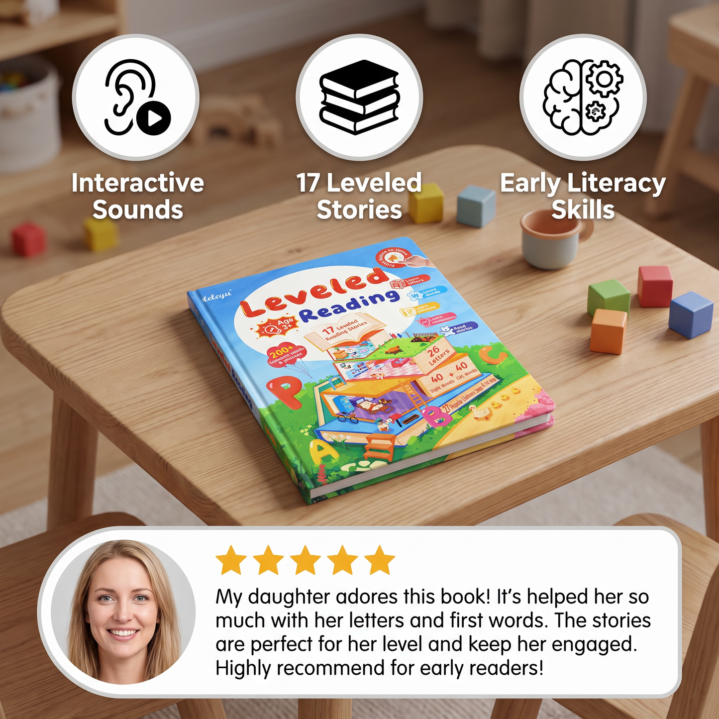 My First Leveled Reading Sound Book – Interactive Reading & Literacy