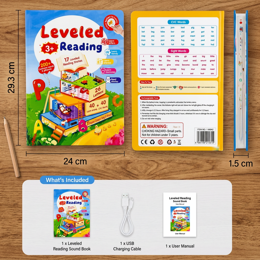 My First Leveled Reading Sound Book – Interactive Reading & Literacy