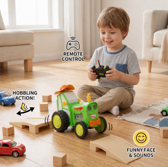 Hobbling Tractor Kids Toy