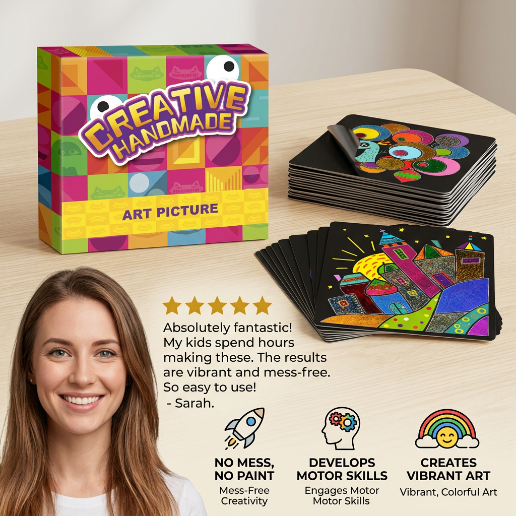 DIY Foil Art Craft Kit for Kids