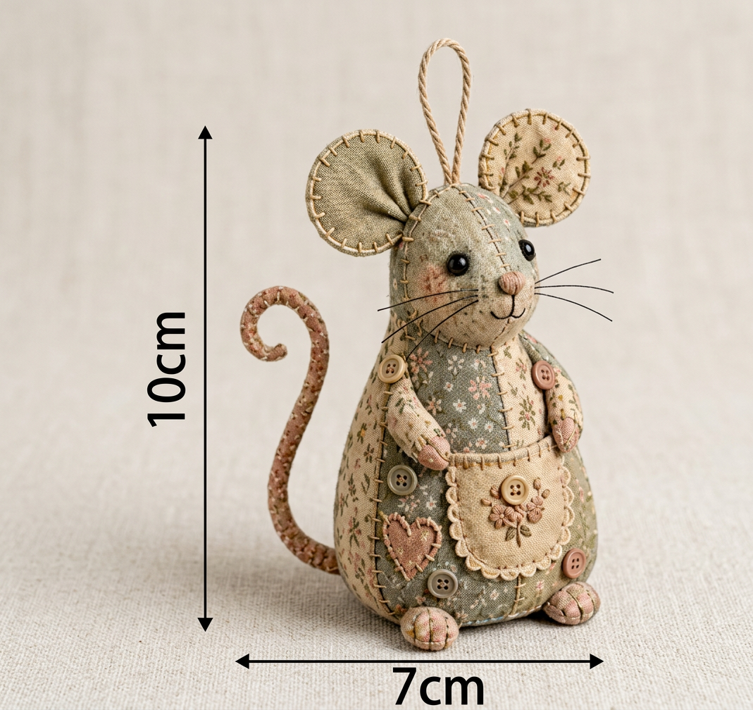 DIY Animal Sewing Kit – Handmade Fabric Ornament Craft Set