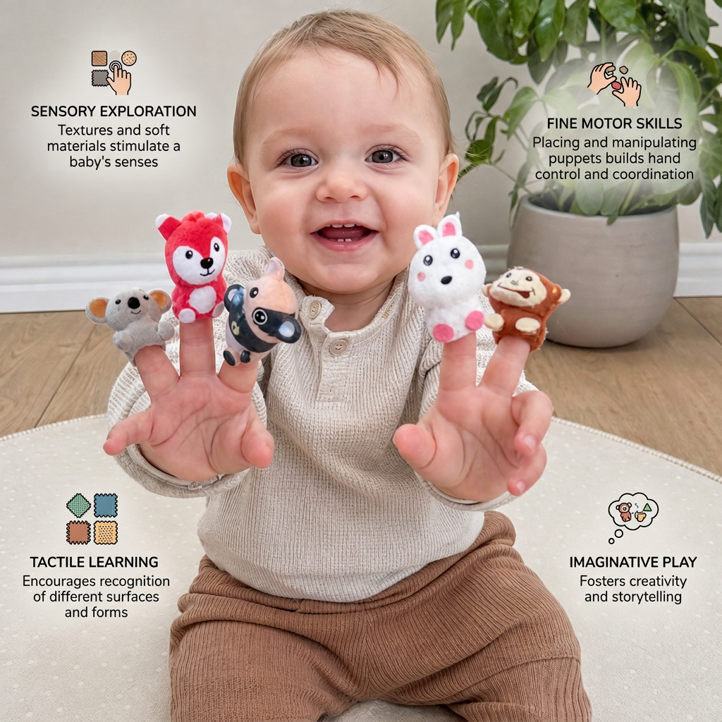 5-in-1 Montessori Soft Rubber Baby Sensory Play Set with Stacking & Sorting Toys – 26 Pieces
