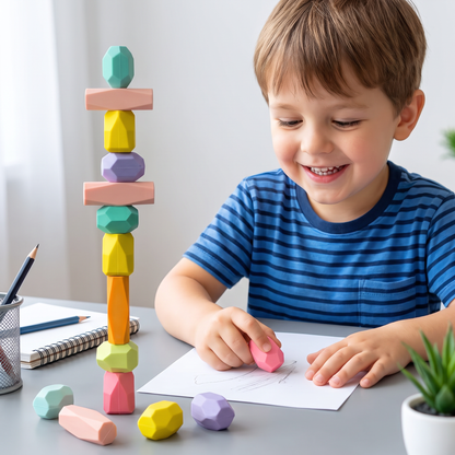 Stack & Build Gem Eraser Set
