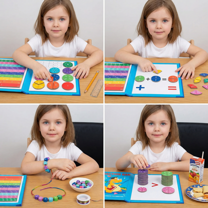 Montessori Kids Fraction Magnet Learning Toy