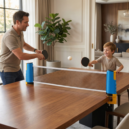 Adjustable table tennis set - suitable for every table!