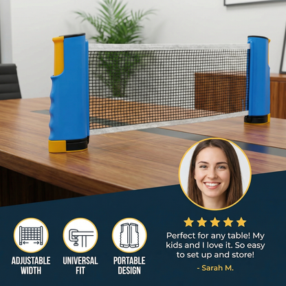 Adjustable table tennis set - suitable for every table!