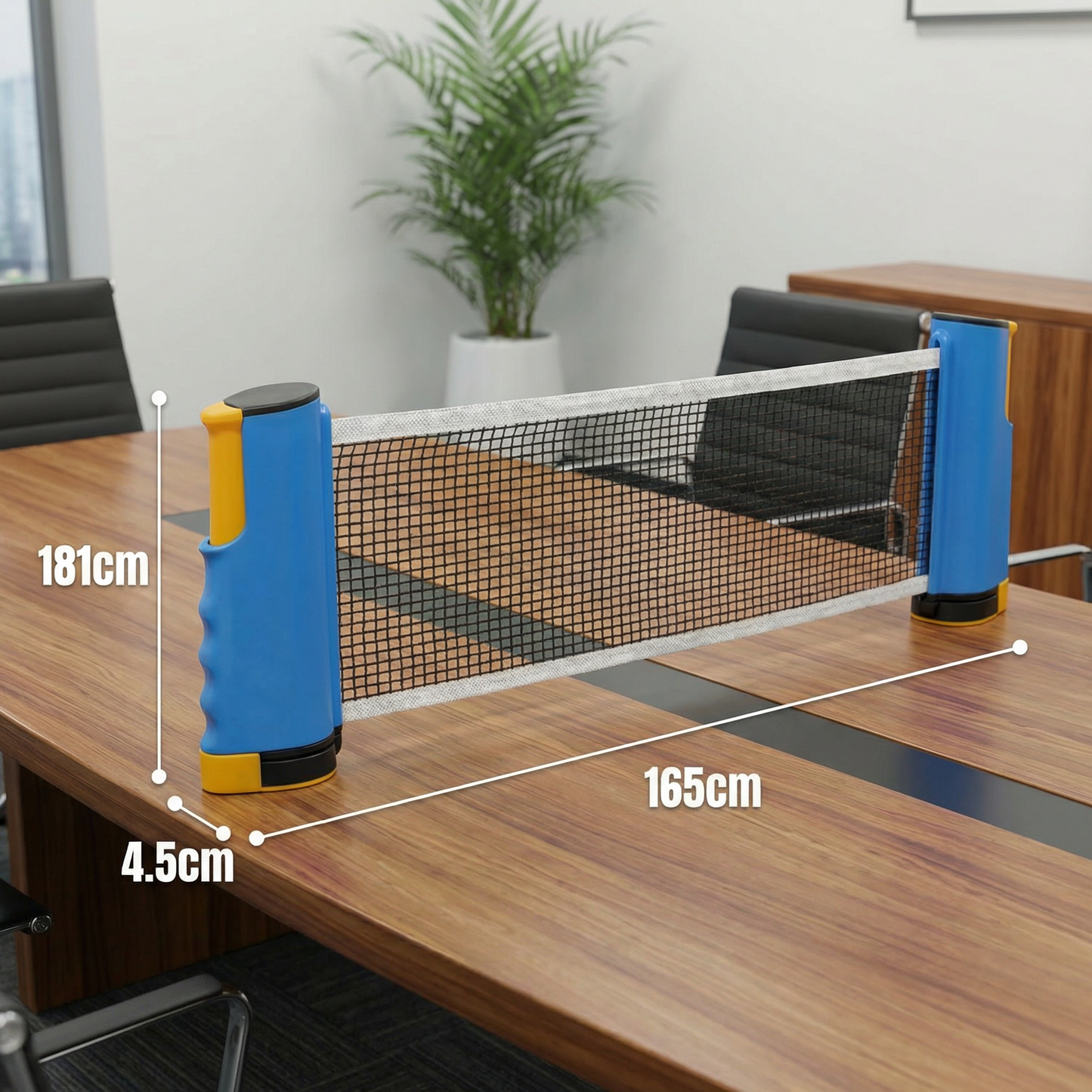 Adjustable table tennis set - suitable for every table!