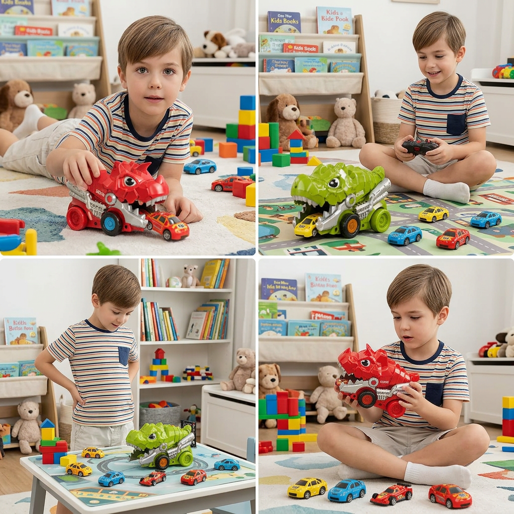 Remot Control Dino Car Chomper Truck