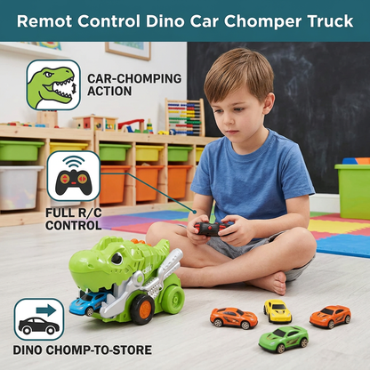 Remot Control Dino Car Chomper Truck