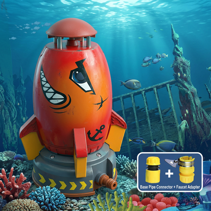Rocket-shaped Water Sprinkler Toys for Children
