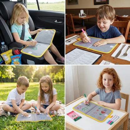 Portable Reusable Drawing Book for Children