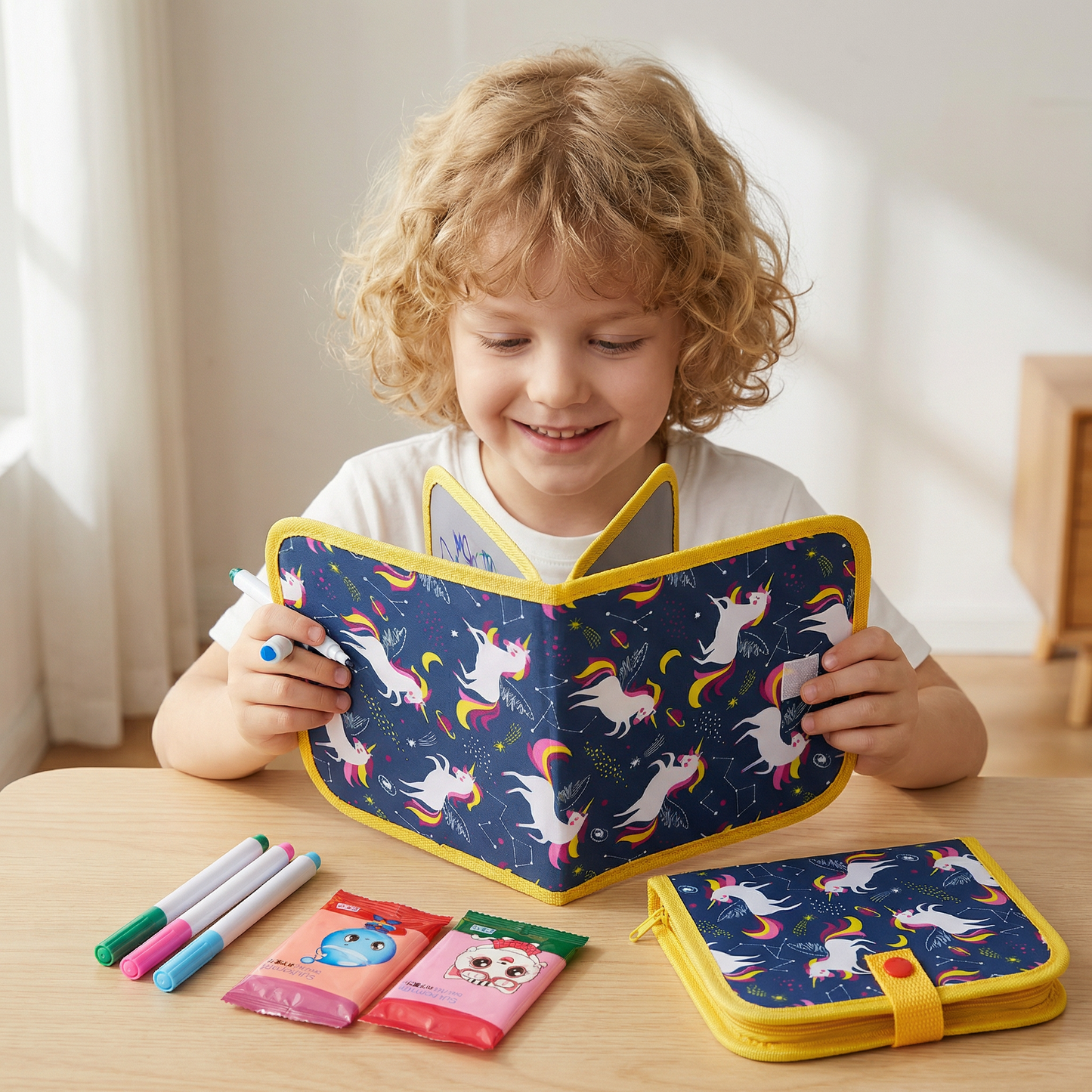 Portable Reusable Drawing Book for Children
