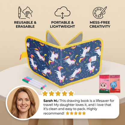 Portable Reusable Drawing Book for Children
