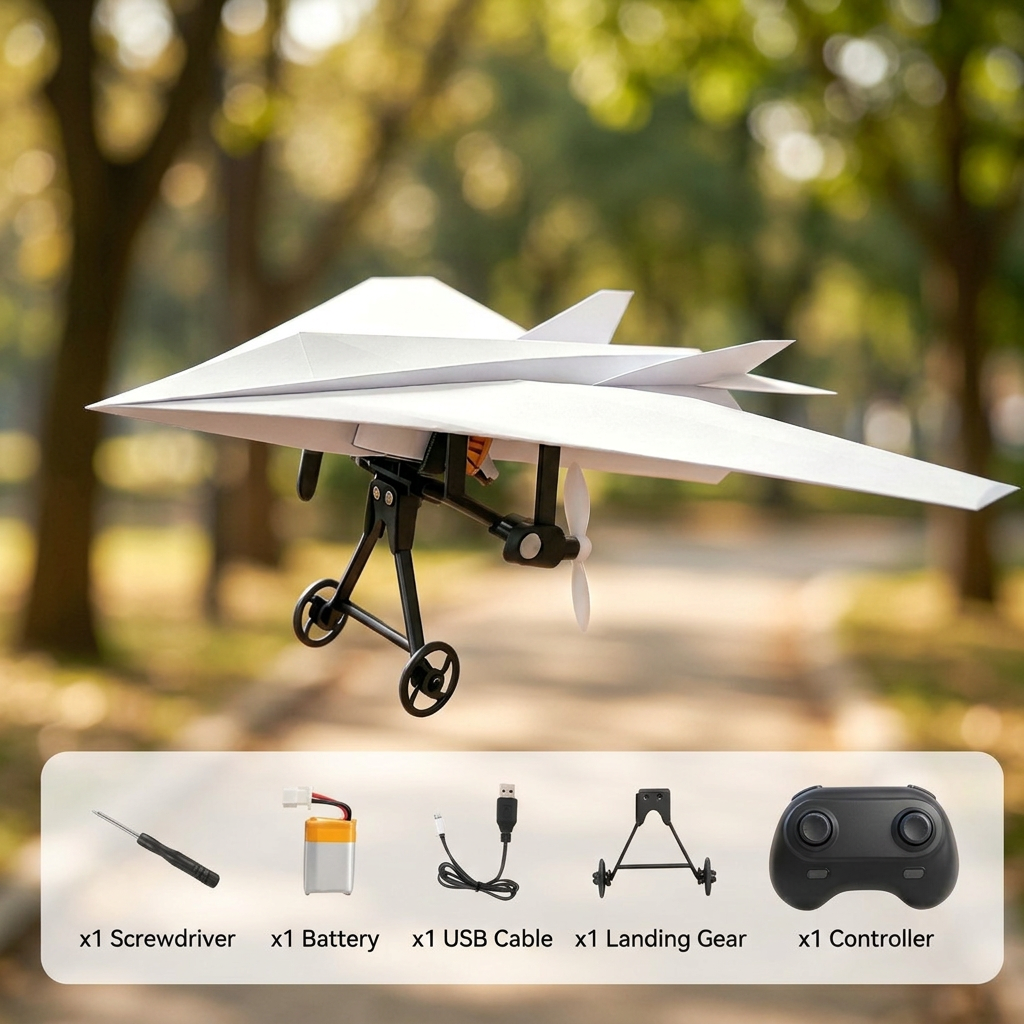 DIY Remote Control Paper Airplane Kit